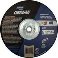 Meule soucoupes Gemini, 9" x 1/4", Arbre 5/8"-11, Oxyde d'aluminium, Type 28 Helyx Safety & Industrial Supplies
