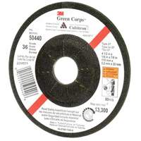 Green Corps Flexible Grinding Wheel, 4-1/2" x 1/8", 7/8" Arbor, Ceramic, Type 27 Helyx Safety & Industrial Supplies