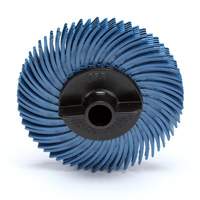 Meule en soie radiale Scotch-Brite, Oxyde d'aluminium, Grain 400, 2" dia. Helyx Safety & Industrial Supplies