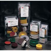 Scotch-Brite Roloc Bristle Disc Kit, Ceramic, 50, 80, 120 Grit, 2" Dia. Helyx Safety & Industrial Supplies