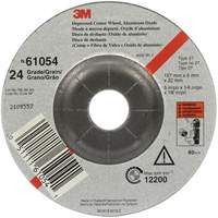 Meule &agrave; moyeu d&eacute;port&eacute;, 5" x 27, Oxyde d'aluminium Helyx Safety & Industrial Supplies