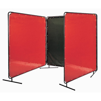 Welding Screen and Frame, Olive, 6' x 6' Helyx Safety & Industrial Supplies
