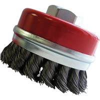 Brosses-boisseau, 3" dia. x 5/8"-11 arbre Helyx Safety & Industrial Supplies