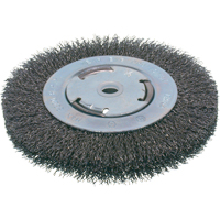 Brosses &eacute;conomiques &agrave; fils cr&ecirc;p&eacute;s - Face moyenne, 6" dia., Fils 0.008, Arbre 2" Helyx Safety & Industrial Supplies
