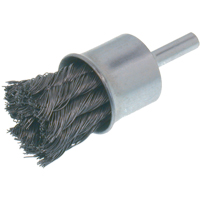 Brosses &eacute;conomiques &agrave; fils nou&eacute;s, 1" dia., dia. Des fils 0.014, Tige 1/4" Helyx Safety & Industrial Supplies