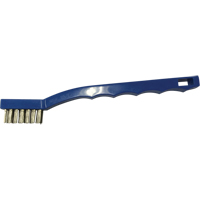 Petites brosses de nettoyage, Laiton, 3 x 7 rangs de fils, Longueur 7-3/4" Helyx Safety & Industrial Supplies