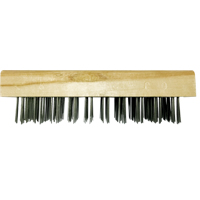Brosses bloc de boucher &agrave; fils plats, Fil en acier plat, 5 x 10 rangs de fils, Longueur 7-5/8" Helyx Safety & Industrial Supplies
