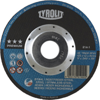 Premium 2 In 1 Thincut Cut-Off Wheel, 4-1/2" x 0.045", 7/8" Arbor, Type 27, Aluminum Oxide, 13300 RPM Helyx Safety & Industrial Supplies