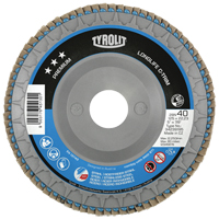 Disque &agrave; lamelles C-Trim robuste, 6" x 7/8", Type 29, Grain 40, Zirconium Helyx Safety & Industrial Supplies