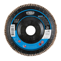 Disque &agrave; lamelles, 4-1/2" x 7/8", Type 27, Grain 40, Zirconium Helyx Safety & Industrial Supplies