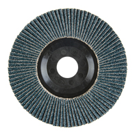 Disque &agrave; lamelles, 4-1/2" x 7/8", Type 27, Grain 40, Zirconium Helyx Safety & Industrial Supplies