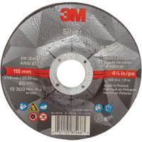 Meule &agrave; tronçonner Silver, 4-1/2" x 0,045", Arbre de 7/8", Type 27, C&eacute;ramique, 13 300 Tr/min Helyx Safety & Industrial Supplies