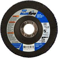 Disque &agrave; lamelles BlueFire, 5" x 7/8", Type 29, Grain 36, Alumine de zirconium Helyx Safety & Industrial Supplies