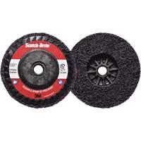 Disque  Clean and Strip  XT Pro Scotch-Brite, 4-1/2" dia., Grain Extra grossier, Carbure de silicium Helyx Safety & Industrial Supplies