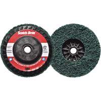 Disque extra coupe  Clean and Strip  XT Pro Scotch-Brite, 4-1/2" dia., Grain Extra grossier, Oxyde d'aluminium Helyx Safety & Industrial Supplies