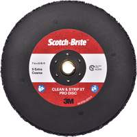 Disque  Clean and Strip  XT Pro Scotch-Brite, 7" dia., Grain Extra grossier, Carbure de silicium Helyx Safety & Industrial Supplies