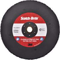 Disque extra coupe  Clean and Strip  XT Pro Scotch-Brite, 7" dia., Grain Extra grossier, Oxyde d'aluminium Helyx Safety & Industrial Supplies