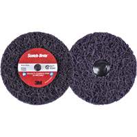 Disque  Clean and Strip  XT Pro Roloc Scotch-Brite, 4" dia., Grain Extra grossier, Carbure de silicium Helyx Safety & Industrial Supplies