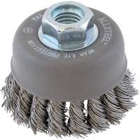 Brosse m&eacute;tallique ALLSTEEL, 3" dia. x 5/8"-11 arbre Helyx Safety & Industrial Supplies