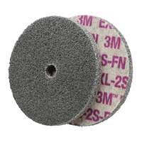 Scotch-Brite EXL Unitized Wheel, 6" x 1/4", 1/4" Arbor, Fine Grit, Aluminum Oxide/Ceramic/Zirconium Helyx Safety & Industrial Supplies