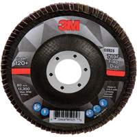 Disque &agrave; lamelles &agrave; changement rapide 769F, 4-1/2" x 7/8", Type 29, Grain 120+, C&eacute;ramique Helyx Safety & Industrial Supplies