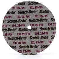 Scotch-Brite EXL Unitized Wheel, 6" x 1/4", 1/4" Arbor, Fine Grit, Silicon Carbide Helyx Safety & Industrial Supplies