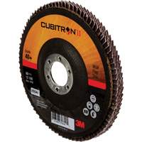 Disque &agrave; lamelles 969F Cubitron II , 5" x 7/8", Type 27, Grain 40+, C&eacute;ramique Helyx Safety & Industrial Supplies
