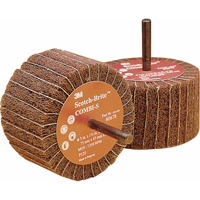 Combi Wheels, 3" Dia. x 1-3/4" W, 1/4" Arbor, Aluminum Oxide Helyx Safety & Industrial Supplies