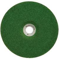 Green Corps Depressed Centre Wheel, 7" x 1/8", 7/8" Arbor, Ceramic, Type 27 Helyx Safety & Industrial Supplies