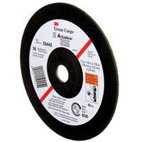 Green Corps Depressed Centre Wheel, 7" x 1/8", 7/8" Arbor, Ceramic, Type 27 Helyx Safety & Industrial Supplies