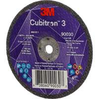 Cubitron 3 Cut-Off Wheel, 3" x 0.035", 1/4" Arbor, Type T1, Ceramic, 21000 RPM Helyx Safety & Industrial Supplies