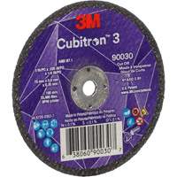 Cubitron 3 Cut-Off Wheel, 3" x 0.035", 1/4" Arbor, Type T1, Ceramic, 21000 RPM Helyx Safety & Industrial Supplies
