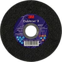 Disque de coupe Cubitron 3, 5" x 9/32", Arbre de 3/8", Type 41 Helyx Safety & Industrial Supplies