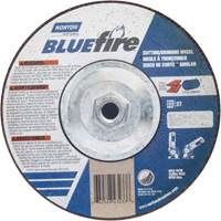 Disque de meulage et tronçonnage BlueFire, 7" x 1/8", Arbre de 5/8"-11, Type 27, Alumine de zirconium Helyx Safety & Industrial Supplies