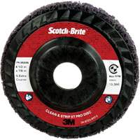 Disque Clean and Strip XT Pro XO-DC Scotch-Brite, 4-1/2" dia., Grain Extra grossier, Carbure de silicium Helyx Safety & Industrial Supplies