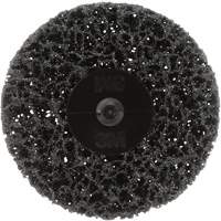 Disque de d&eacute;capage de rev&ecirc;tement Scotch-Brite Roloc 07461 CR- DH, 3" dia., Grain Extra grossier, Carbure de silicium Helyx Safety & Industrial Supplies