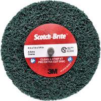 Disque Clean and Strip XT Pro Extra Cut Disc XC-DC Scotch-Brite, 4" dia., Grain Extra grossier, Oxyde d'aluminium Helyx Safety & Industrial Supplies