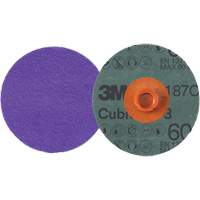 Disque en fibre Roloc Cubitron 3, 4" dia., Grain 60+, C&eacute;ramique Helyx Safety & Industrial Supplies