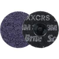 Meule robuste pour le conditionnement de pr&eacute;cision des surfaces Scotch-Brite Roloc, HD-DR, 3" dia., Grain 60+, C&eacute;ramique Helyx Safety & Industrial Supplies
