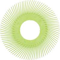 Scotch-Brite Type A Precision Radial Bristle Brush PN-RB without Adapter, Ceramic, 50+ Grit, 6" Dia. Helyx Safety & Industrial Supplies