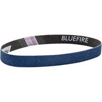Courroie pour ponceuse BlueFire, 3/4" la x 20-1/2" lo, Alumine de zirconium, Grain 60 Helyx Safety & Industrial Supplies