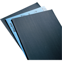 Papier abrasif en feuilles de papier - Feuilles de 9" x 11" &agrave; l'&eacute;preuve de l'eau Blue-Bak T414, 9" x 11", Grain 220, Carbure de silicium Helyx Safety & Industrial Supplies