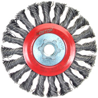Bosses &agrave; fils nou&eacute;s standards, Dia. 4-1/2", Fils 0,02", Arbre 5/8"-11, Acier Helyx Safety & Industrial Supplies
