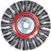 Roue compl&egrave;te de c&acirc;ble de torsion, Dia. 4", Fils 0,02", Arbre 5/8"-11, Acier Helyx Safety & Industrial Supplies