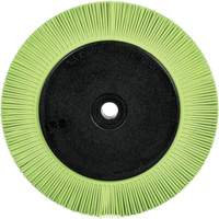 Scotch-Brite Type S Precision Radial Bristle Brush PN-RB with Flange, Ceramic, 50+ Grit, 8" Dia. Helyx Safety & Industrial Supplies