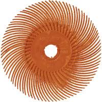 Scotch-Brite Type C Precision Radial Bristle Brush PN-RB, Ceramic, 80+ Grit, 3" Dia. Helyx Safety & Industrial Supplies