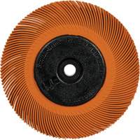 Scotch-Brite Type C Precision Radial Bristle Brush PN-RB with Adapter, Ceramic, 80+ Grit, 6" Dia. Helyx Safety & Industrial Supplies