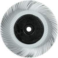 Scotch-Brite Type C Precision Radial Bristle Brush PN-RB with Keyway Core, Ceramic, 120+ Grit, 6" Dia. Helyx Safety & Industrial Supplies