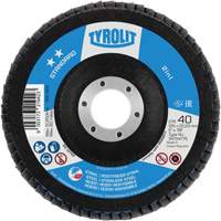 Disque &agrave; lamelles 2-en-1, 4-1/2" x 22,5 mm, Type 27A, Grain 60, C&eacute;ramique d'alumine Helyx Safety & Industrial Supplies