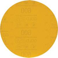 Hookit Gold Abrasive Disc 09260, 6" Dia., 600 Grit, Aluminum Oxide, C-Weight Helyx Safety & Industrial Supplies